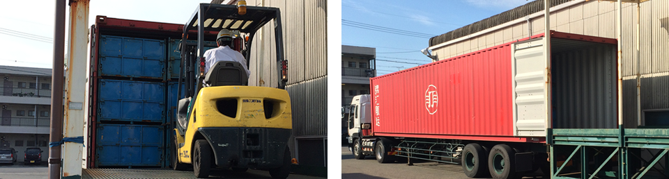 貸】輸出・コンテナピット、バンニング場所@1日